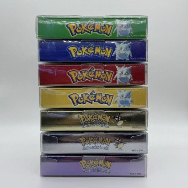Nintendo Pokemon Game Boy Color Videospiel-Kassette USA-Version mit Handbüchern in verschiedenen Farben - Bild 1