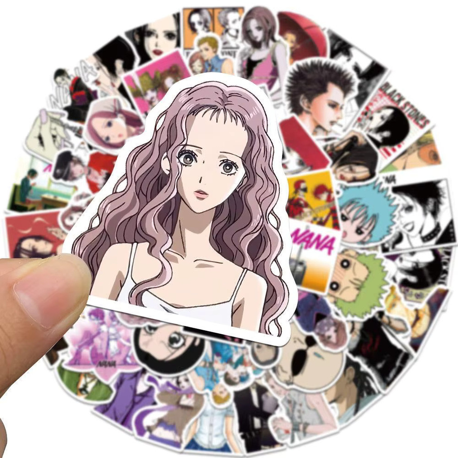 Bandai NANA Aufkleber, Bunt / Mehrfarbig, 50 Stück - Bild 2