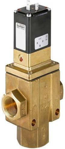 Bürkert Servogesteuertes Ventil 361863 6430 110 V/AC G 1 Muffe Nennweite 110mm Ruhestellung geschlossen - Bild 1