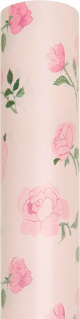 Rico Design Geschenkpapier Rosen in Rosa