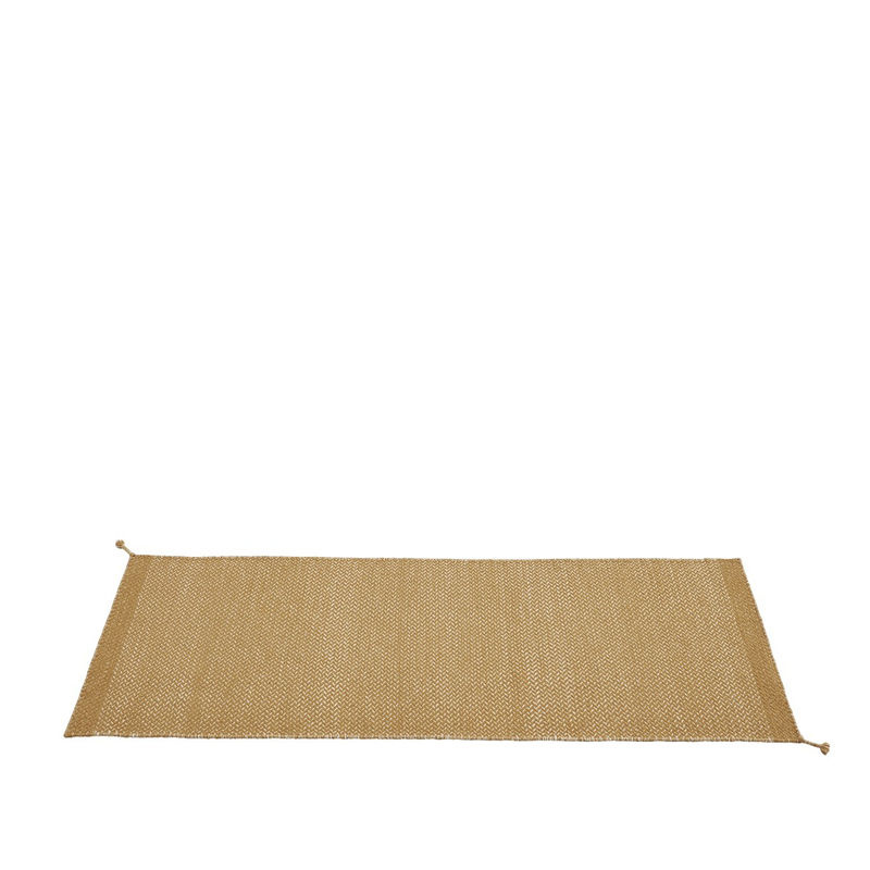 Muuto Ply Teppich in Orange aus neuseeländischer Wolle im skandinavischen Stil - Bild 3