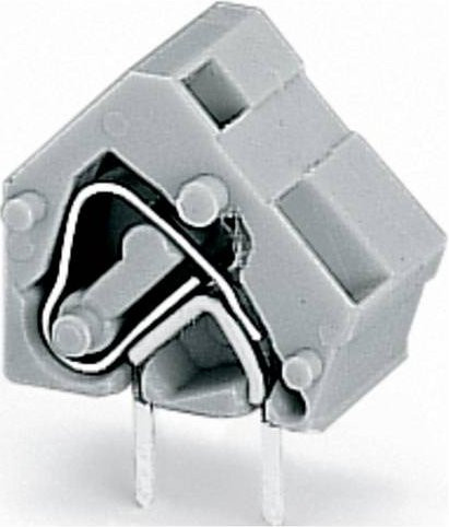 WAGO 236-601 Leiterplattenklemme in Grau, 300 Stück - Bild 1
