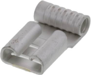 Molex Flachsteckhülse in Silber mit einer Steckbreite von 6,35 mm und einer Steckdicke von 0,81 mm - Bild 1