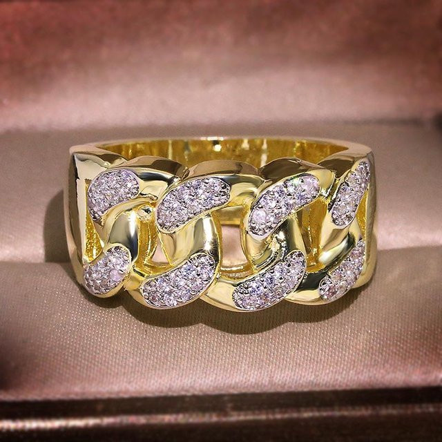 POMOiii Ring 585 Gold, Diamant, Zirkonia, Damen - Bild 1