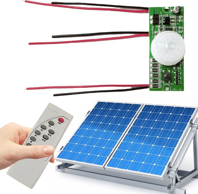 ALLOYSEED Solarlampen-Steuermodul mit Infrarot-Bewegungssensor und Solarlicht-Treiberplatine für 3,2V und 3,7V Solarstraßenleuchten - Bild 1