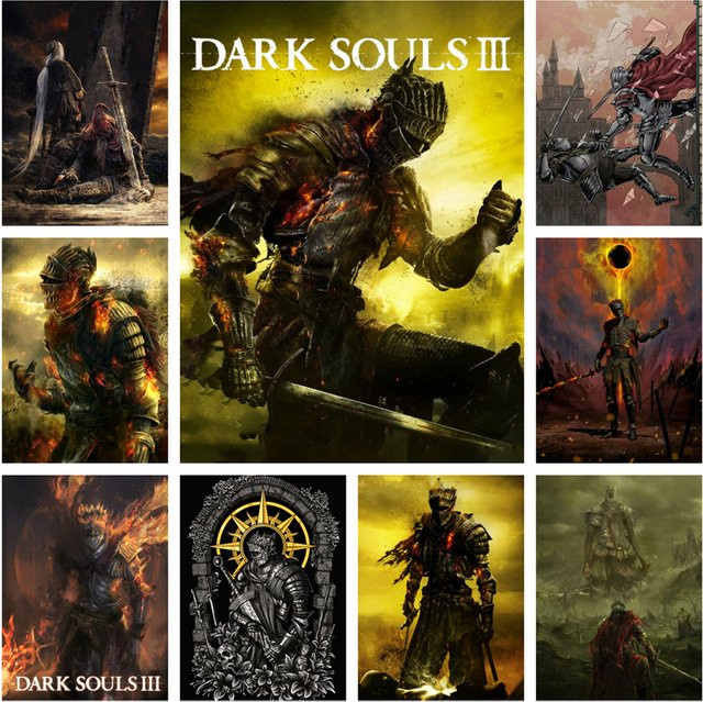 Diamond Painting Set YUTTEE Darkness Knight Warrior Abyss Walker Motiv in Multicolor, B/H: 30,0 x 30,0 cm - Bild 1