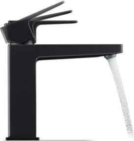 Duravit Waschtisch-Einhebelmischer Manhattan in Schwarz Matt mit Pop-up-Abfluss und 129 mm Auslauf - Bild 1