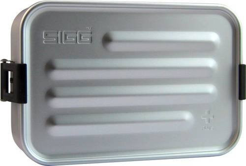SIGG Metal Box Plus S Brotzeitdose aus Aluminium in Silber und Grün - Bild 1