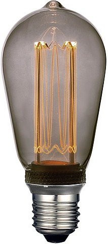 FUTURE LED SMOKEY Vintage LED-Leuchtmittel von PR Home, E27, Grau, Warmweiß, Durchmesser: 6,4 cm - Bild 1