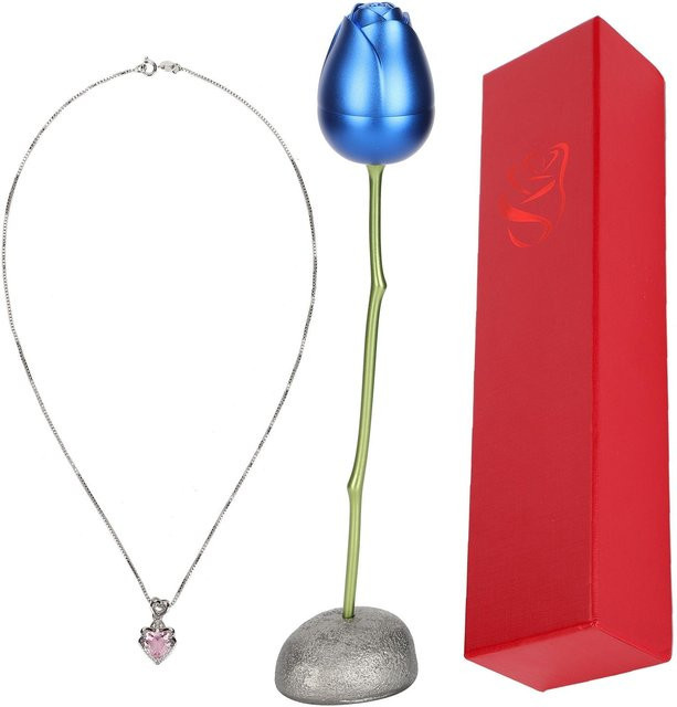Neoglint Halskette, Anhänger, Herzform, Rosa, Damen - Bild 1
