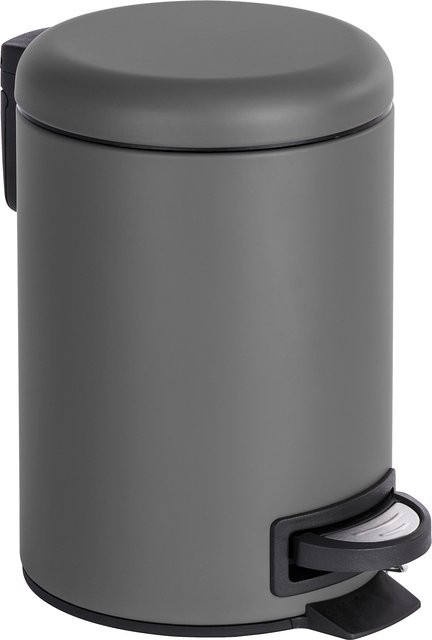 Wenko Kosmetik Treteimer Leman Schwarz 3l - Bild 1