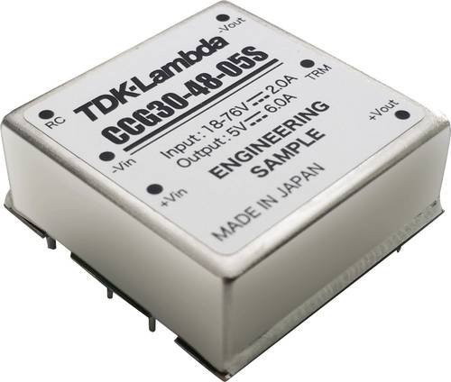 TDK-Lambda CCG30-48-15D DC/DC-Wandler, Print, 30W, 30V, 1A, Farbe: Silber - Bild 1