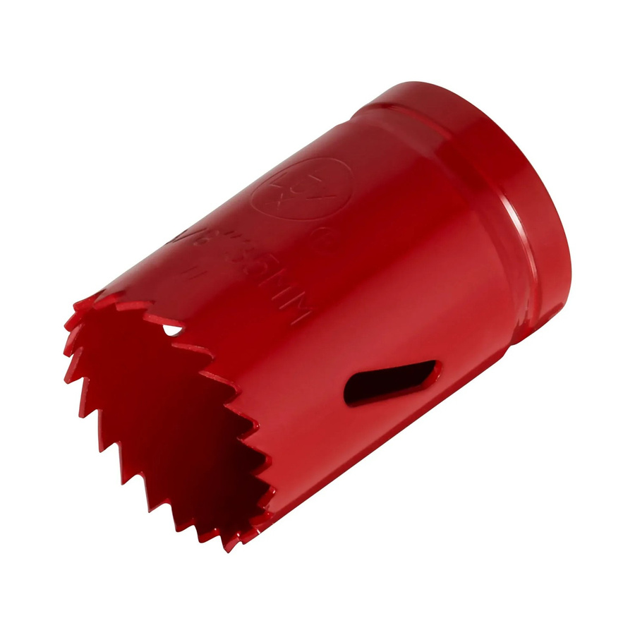 LUX-TOOLS Lochsäge aus Stahl in Rot mit 35 mm Durchmesser - Bild 2
