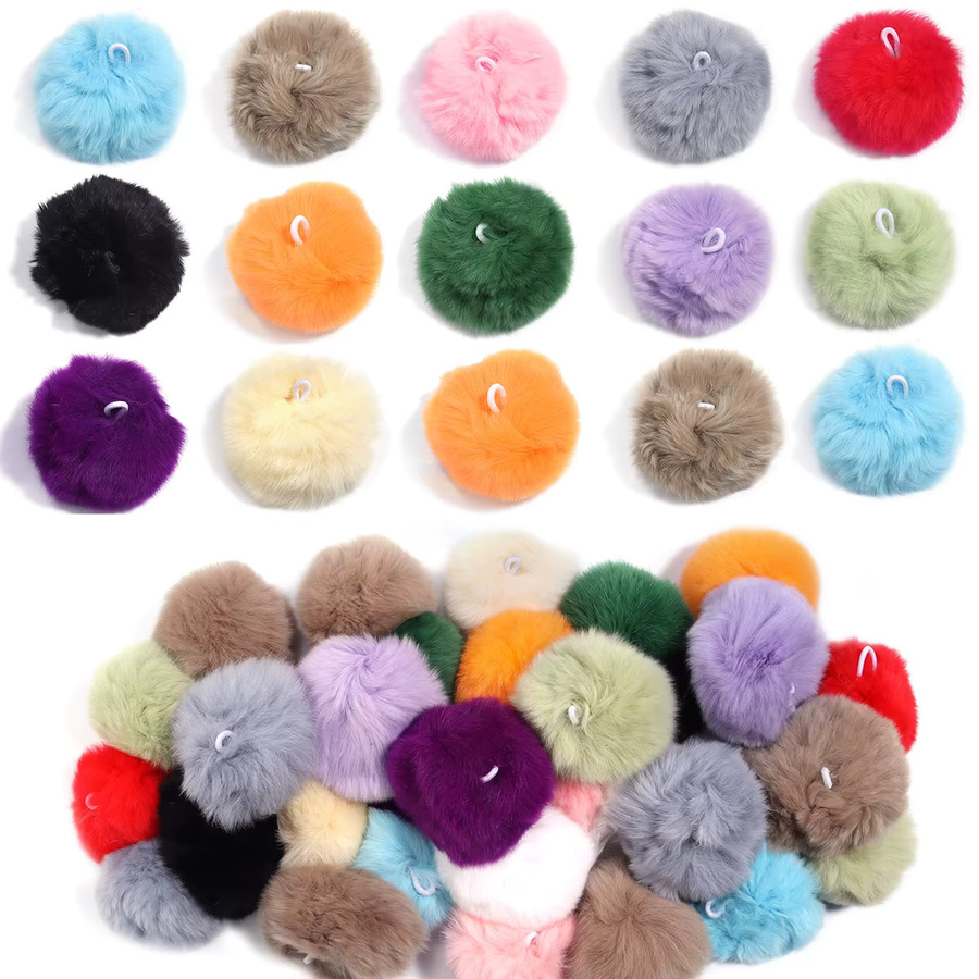 Louleur Anhänger Nerz Pelz, Bunt, 6 cm - Bild 6
