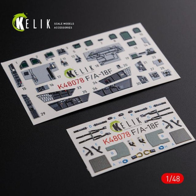 Meng Models F/A-18F Super Hornet - Interior 3D-Decals - Bild 1