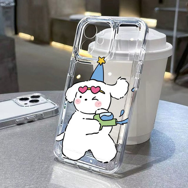 Caynes Transparente Silikon Schutzhülle für iPhone 17 Pro Max, 16, 15, 14, 13, 12 und 11 - Bild 1