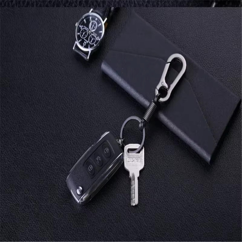 Schlüsselring Edelstahl, Karabiner Clip, Herren - Bild 4