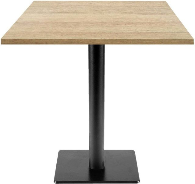 RestooTab Tisch Milan T quadratisch in Eiche, B/T/H: 70 x 70 x 75 cm - Bild 1