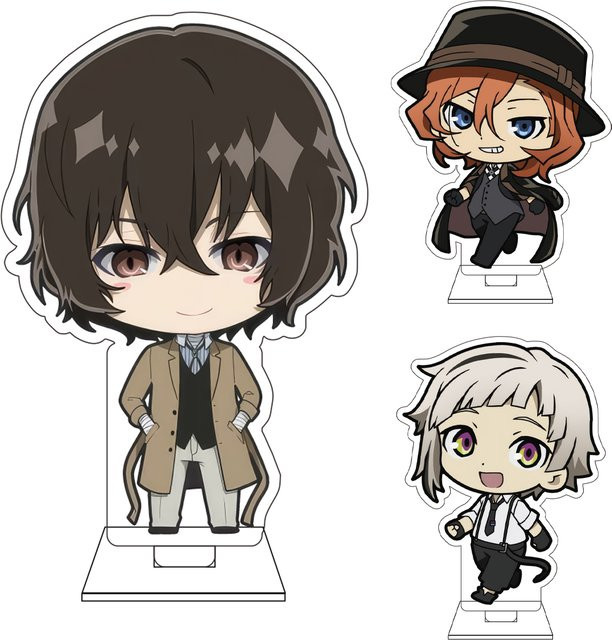 Bandai Bungo Stray Dogs Acryl-Figur Standplatte, Einzelfigur, 10cm - Bild 1