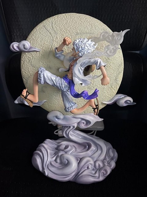 Yiran toy 1 One Piece Luffy Gear 5 Actionfigur weiß PVC - Bild 1