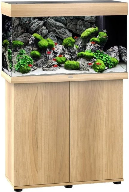Juwel Aquarium-Kombination Rio 125 mit LED-Beleuchtung in Helles Holz und Braun - Bild 1