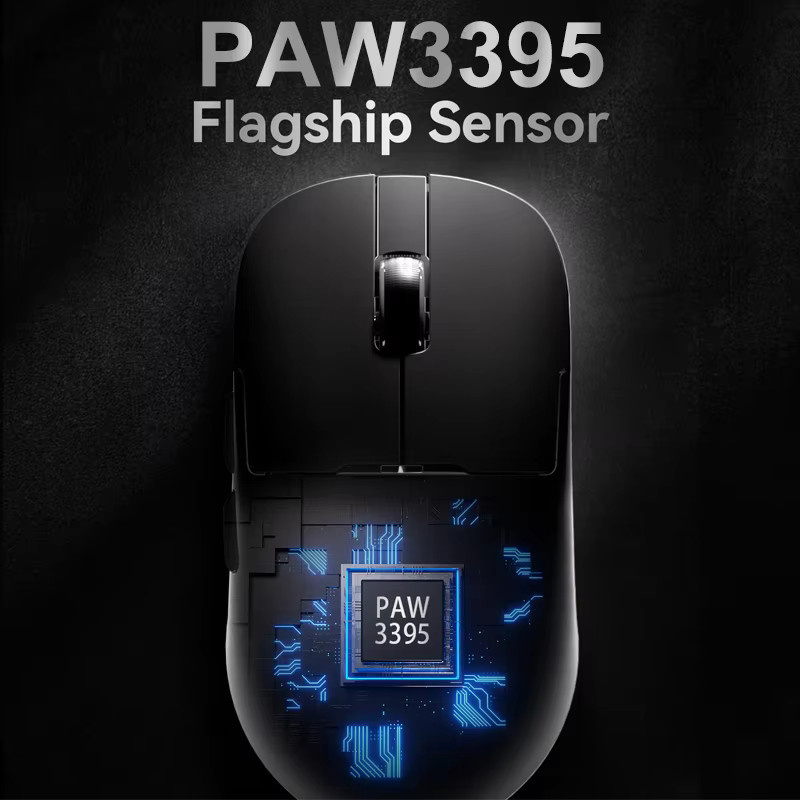 AJAZZ AJ179 Ergonomische Gaming-Maus mit Bluetooth und USB-C – Leichte kabellose und kabelgebundene Makro-Maus für PC und Laptop - Bild 3
