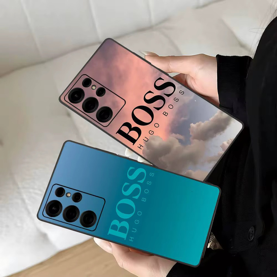 H-Hugo Coole B-Boss Handyhülle für Samsung Galaxy S24 FE S25 Ultra Plus und weitere Modelle, Multicolour - Bild 2