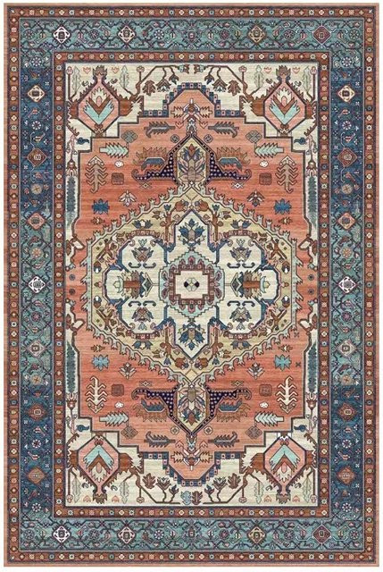 VIKAMA Teppich im türkischen Ethno-Stil, rechteckig, Multicolour - Bild 1