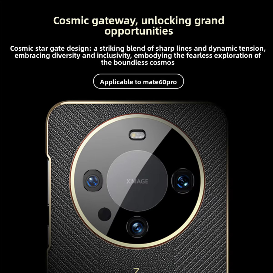 Luxuriöse Handyhülle aus galvanisiertem Leder mit Kameraschutz für Huawei Mate 60, Mate 50 Pro, Mate 40 und Mate 30 Pro in Lila - Bild 2
