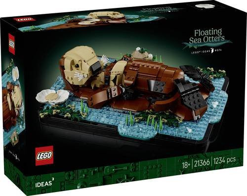 LEGO Ideas Schwimmende Otter Konstruktionsspielzeug - Bild 1