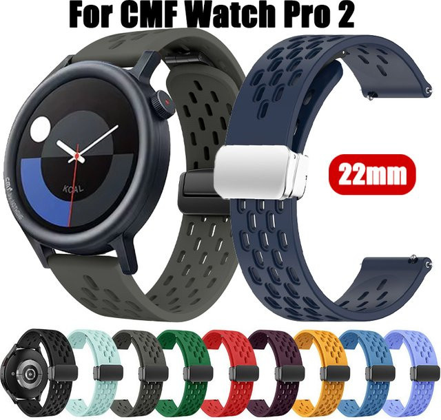 CMF by Nothing Uhrenarmband Silikon, Schwarz, Unisex - Bild 1