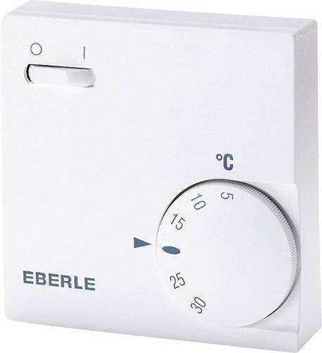 Eberle Raumthermostat RTR-E 6763 Aufputz für Heizen und Kühlen in Weiß - Bild 1