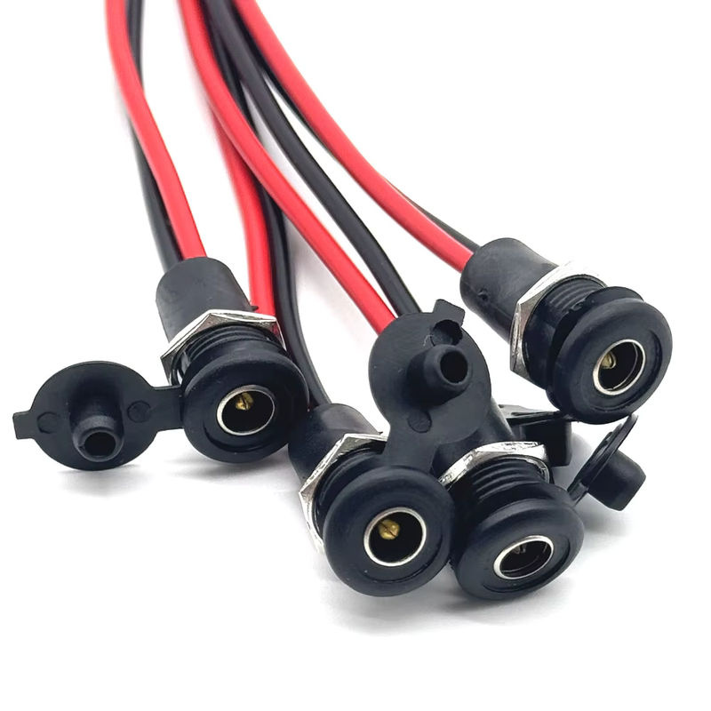 LAJQTAO DC Stromkabel-Steckverbinder Set 5,5x2,1mm und 5,5x2,5mm in Schwarz, Länge: 20 cm - Bild 5