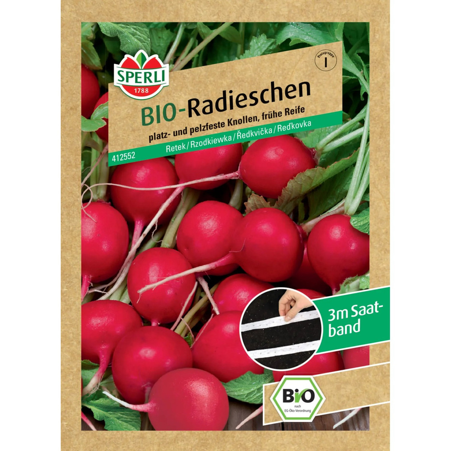 Sperli Bio Radieschen Saatband für Gemüse - Bild 2