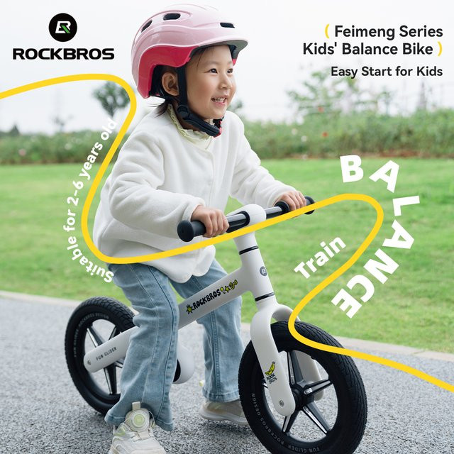 ROCKBROS Kinder-Laufrad Balance Bike für Kleinkinder ab 2 Jahren, Unisex Sportroller aus Kunststoff - Bild 1