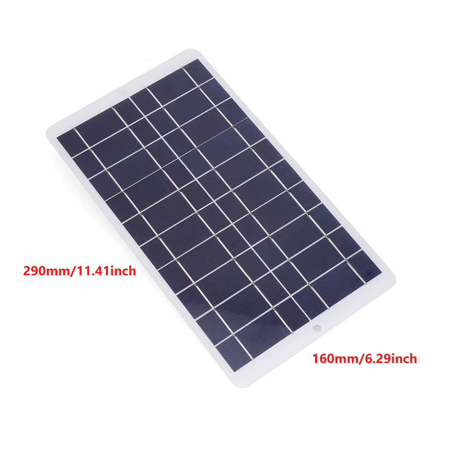ALLOET Tragbares Solar-Ladegerät mit Typ-C-Ausgang, 8W 5V und 1600mA, kratzfeste Solarpanels für drahtlose Outdoor-Überwachungskameras - Bild 4
