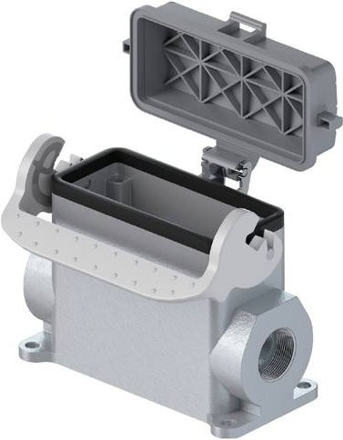 Wieland Electric Gehäuseunterteil 76.346.6435.1 aus Aluminium in Grau - Bild 1