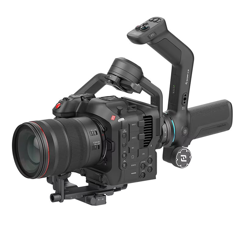 FeiyuTech SCORP C2 Kamera-Gimbal für DSLR und Mirrorless in Schwarz mit AI-Tracking und Vlogging-Funktion für vertikale Aufnahmen - Bild 2