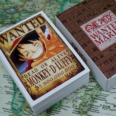 ONE PIECE Steckbrief Charakterserie, Postkarten, 100 Blatt/Set, ab 14 Jahren - Bild 1