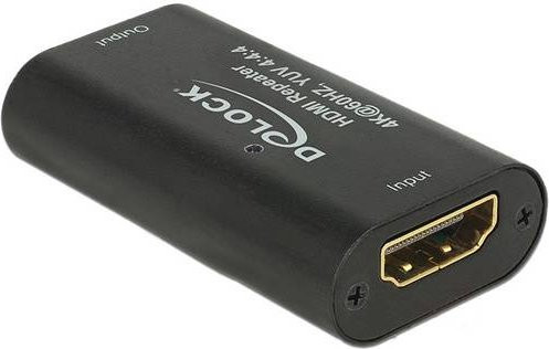 Delock HDMI Signalverstärker 11462 in Schwarz für Video und Audio bis zu 30 m - Bild 1