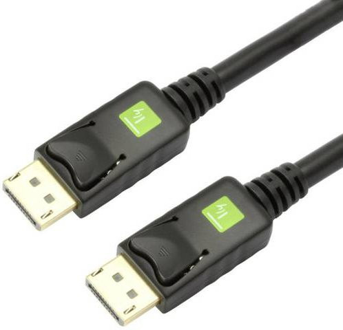 TECHly DisplayPort Audiokabel in Schwarz - Bild 1