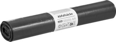 Deiss Abfallsäcke Grau 120 l aus LDPE mit 45 μ Stärke 10 Stück - Bild 1