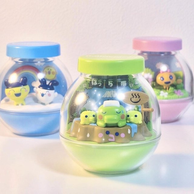 Bandai Tamagotchi Flaschenszene Terrarium, Gashapon Kapselspielzeug, Figur - Bild 1