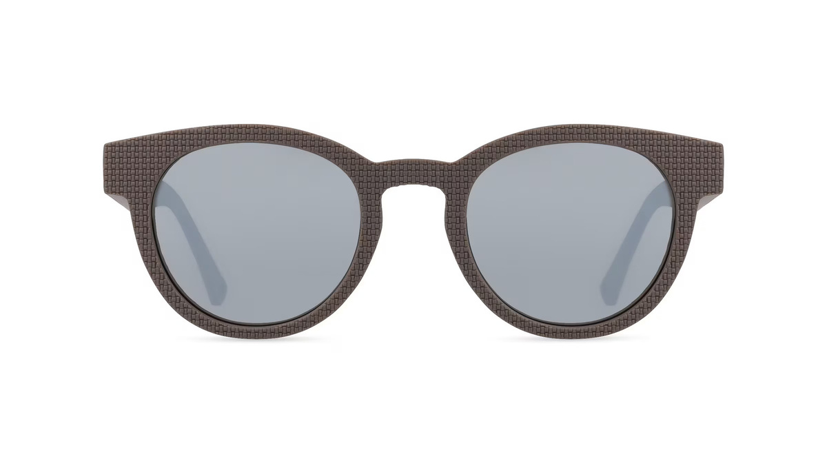 Sting STGSST436 Sonnenbrille Vollrand, Panto, Kunststoff, grau, silver, Unisex - Bild 1