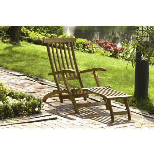 GARDEN PLEASURE Gartenliege Phoenix aus geöltem Eukalyptusholz in Braun - Bild 2