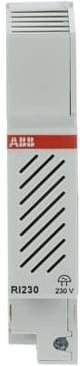 ABB RI230 Klingel 230VAC 50/60Hz für Hutschiene in Weiß - Bild 1