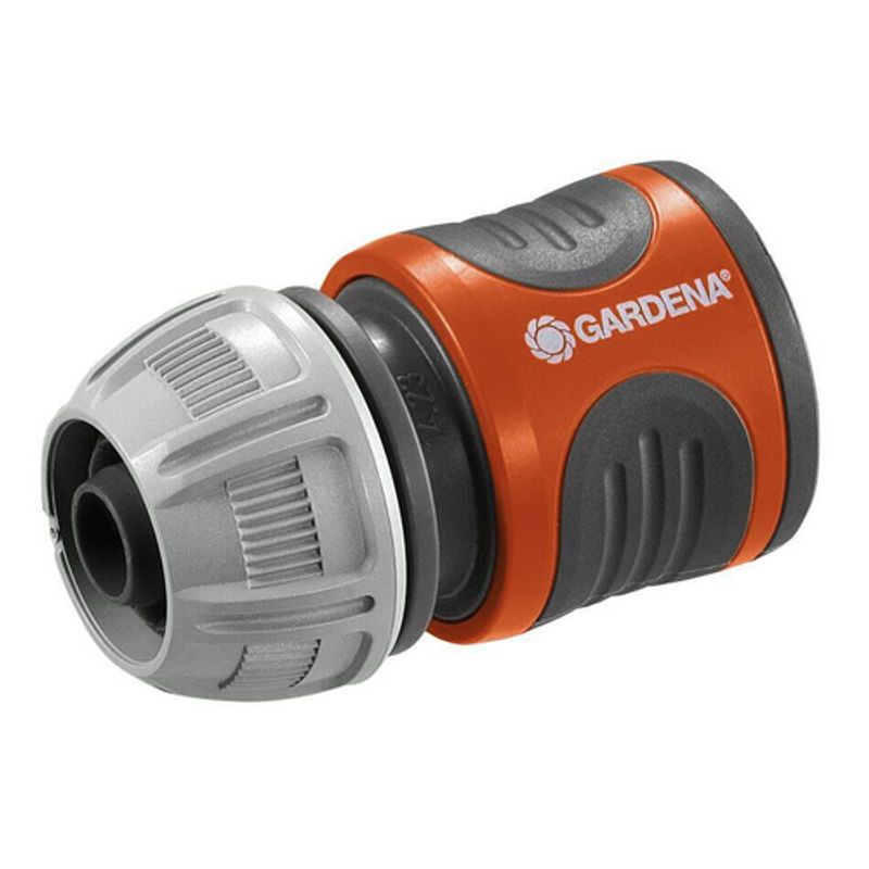 Gardena Schlauchverbinder Quick Coupling aus Kunststoff mit Wasserstop, orange/bunt, B/T/H: 4 x 10,5 x 13 cm - Bild 3