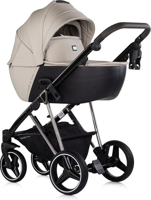Chipolino Kombikinderwagen Imperium 3 in 1 mit Babyschale und Babywanne in Beige - Bild 1