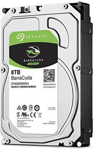 Seagate BarraCuda Interne Festplatte 8TB SATA III 3,5 Zoll in Silber - Bild 1