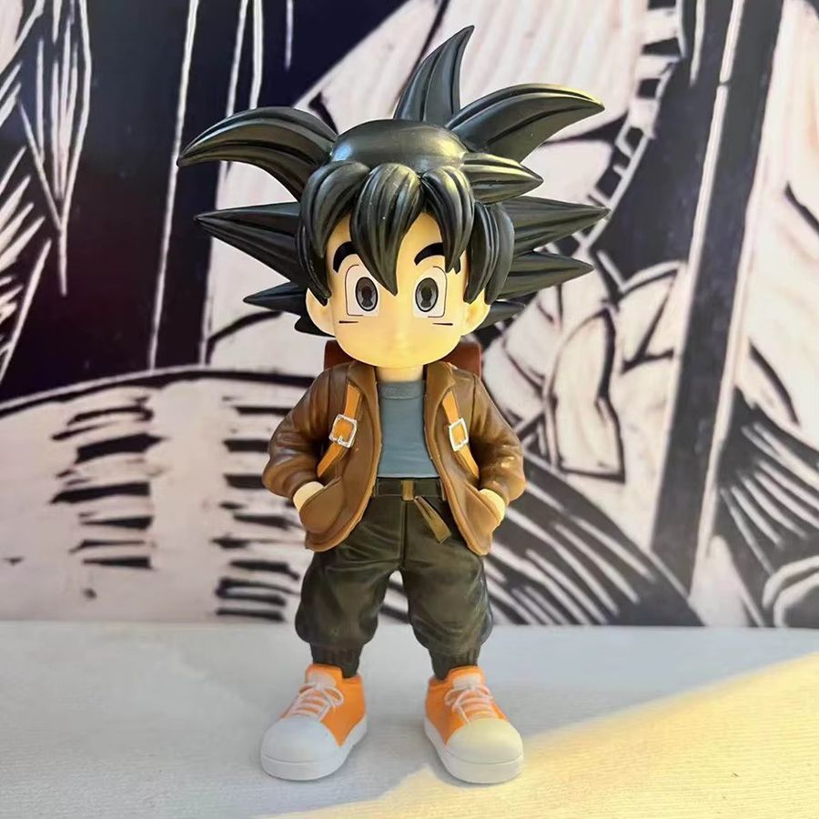Bandai Dragon Ball Anime Figur Son Goku Kindheit Action Figure aus PVC, Multicolor, Höhe: 16 cm - Bild 2